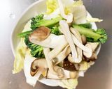 お一人様☆きな粉味噌味根菜たっぷり野菜炒作り方9写真
