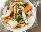 お一人様☆きな粉味噌味根菜たっぷり野菜炒作り方11写真