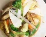 お一人様☆きな粉味噌味根菜たっぷり野菜炒作り方16写真
