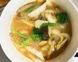 お一人様☆きな粉味噌味根菜たっぷり野菜炒作り方18写真