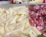 簡単ジャガイモと豚肉の醤油炒め作り方1写真