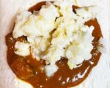 今朝の4w1hサンド「カレーポテサラ」作り方2写真