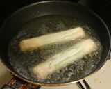 餅とベーコンの春巻き作り方3写真