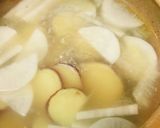白味噌の味噌汁●さつまいもの味噌汁作り方2写真