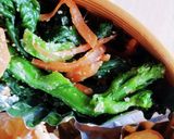 お弁当★菜の花と人参の胡麻和え作り方4写真