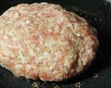 塩麹で★ねぎ盛りふっくらポークハンバーグ作り方3写真