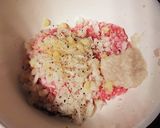 塩麹で★ねぎ盛りふっくらポークハンバーグ作り方1写真