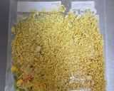 リモート面談の隙間に！ヌードルチャーハン作り方1写真
