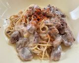 ZENBヌードルでクリームパスタ♥️作り方8写真