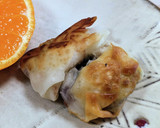 焼売の皮であんことお餅の包み揚げ作り方2写真
