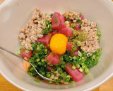 ぶっ込むだけ柚子胡椒ねばねばくだん(丼)作り方2写真