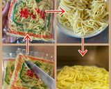 糖質オフ♪にんにくの芽入豚キムチ焼きそば作り方7写真
