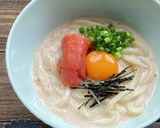 5分で簡単！とろ〜り明太くりーむうどん作り方5写真