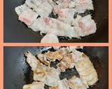糖質オフ♪にんにくの芽入豚キムチ焼きそば作り方12写真