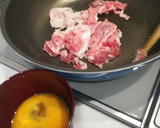 キャベツとエリンギの焼肉風炒め丼作り方2写真