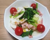 レンジで簡単！かぶとベーコンの蒸しサラダ作り方6写真