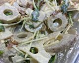 辛くない！貝割れちくわ蓮根サラダ作り方6写真