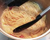 少し洋風な明太子パスタ作り方3写真