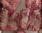 厚切り牛タンとガーリックライス作り方2写真