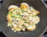 鶏ひき肉と蕪と豆腐のそぼろあんかけ作り方5写真