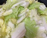 山盛り白菜のウチの簡単寄せ鍋作り方3写真