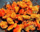 究極の甘辛ヤンニョムチキン作り方9写真