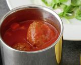 レンジで朝ごはん。肉団子スープ作り方4写真