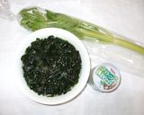 わかめセロリスープ♪簡単ストレスの頭痛に作り方1写真