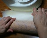 矢羽根模様のロールケーキ作り方25写真