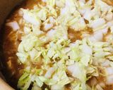 鍋の素活用●味噌雑炊作り方1写真