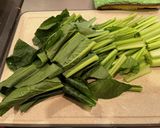 小松菜のしらすじゃこ炒め作り方2写真