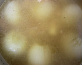丸ごと玉ねぎと炒め玉ねぎのスープ作り方4写真