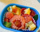 ぷにるんずあいるん♪キャラ弁♪年少お弁当作り方3写真