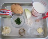 鮭缶で♬クリームグラタン☆作り方1写真