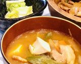 豚キムチみそ汁作り方6写真
