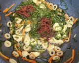 切り昆布の煮物　ピリ辛　韓国風　炒め煮作り方6写真