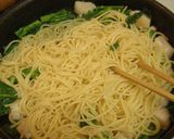 菜の花と帆立貝柱の塩味パスタ作り方5写真