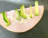 ハムときゅうりのお花作り方10写真