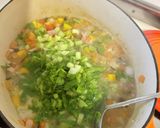 お野菜たっぷり！食べる宝石箱スープ♪作り方4写真