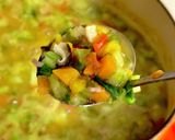 お野菜たっぷり！食べる宝石箱スープ♪作り方5写真