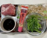 節約料理+スタミナがつく豚ニラもやし作り方1写真
