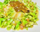 彩り夏野菜のラタトゥイユ風煮込み&焼き餅作り方8写真