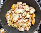 鶏肉とゴボウの炊き込みご飯作り方3写真