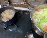 ホッコリ肉だんごとキャベツのスープ作り方4写真