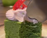 抹茶とホワイトチョコの濃厚チーズケーキ★作り方10写真