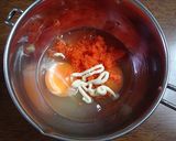 ふわふわ☆オレンジ色の玉子焼き作り方2写真