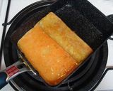 ふわふわ☆オレンジ色の玉子焼き作り方3写真