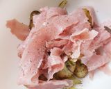 簡単♪バジルポテトの生ハムパクチー和え作り方7写真