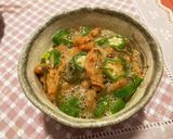 腸活！納豆オクラキムチめかぶ和え作り方3写真