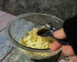 5分で作るツナマヨネギのマヨラー油うどん作り方3写真